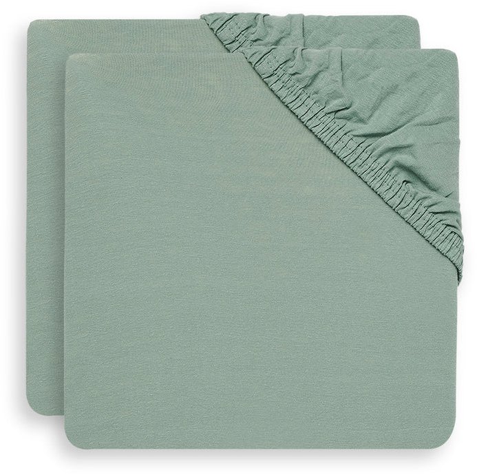 Jollein Prostěradlo Ash Green 2 ks