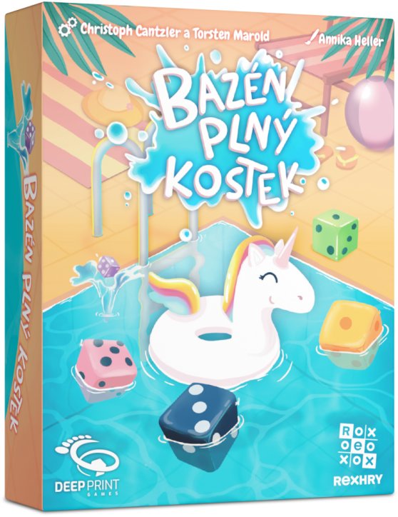 Bazén plný kostek