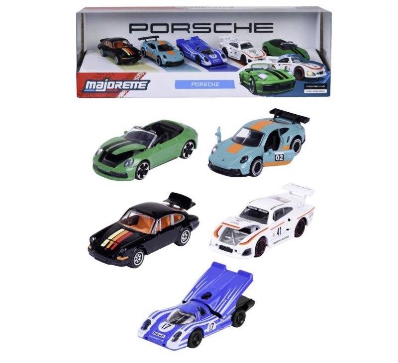 Majorette Porsche Motorsport Dárková sada 5 ks