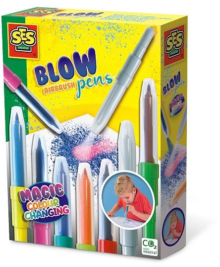 SES foukací fixy - měnící se barvy