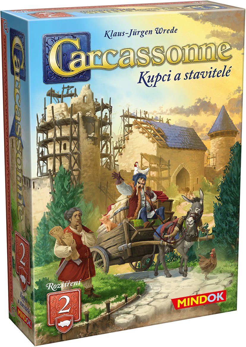 Carcassonne rozšíření 2: Kupci a stavitelé