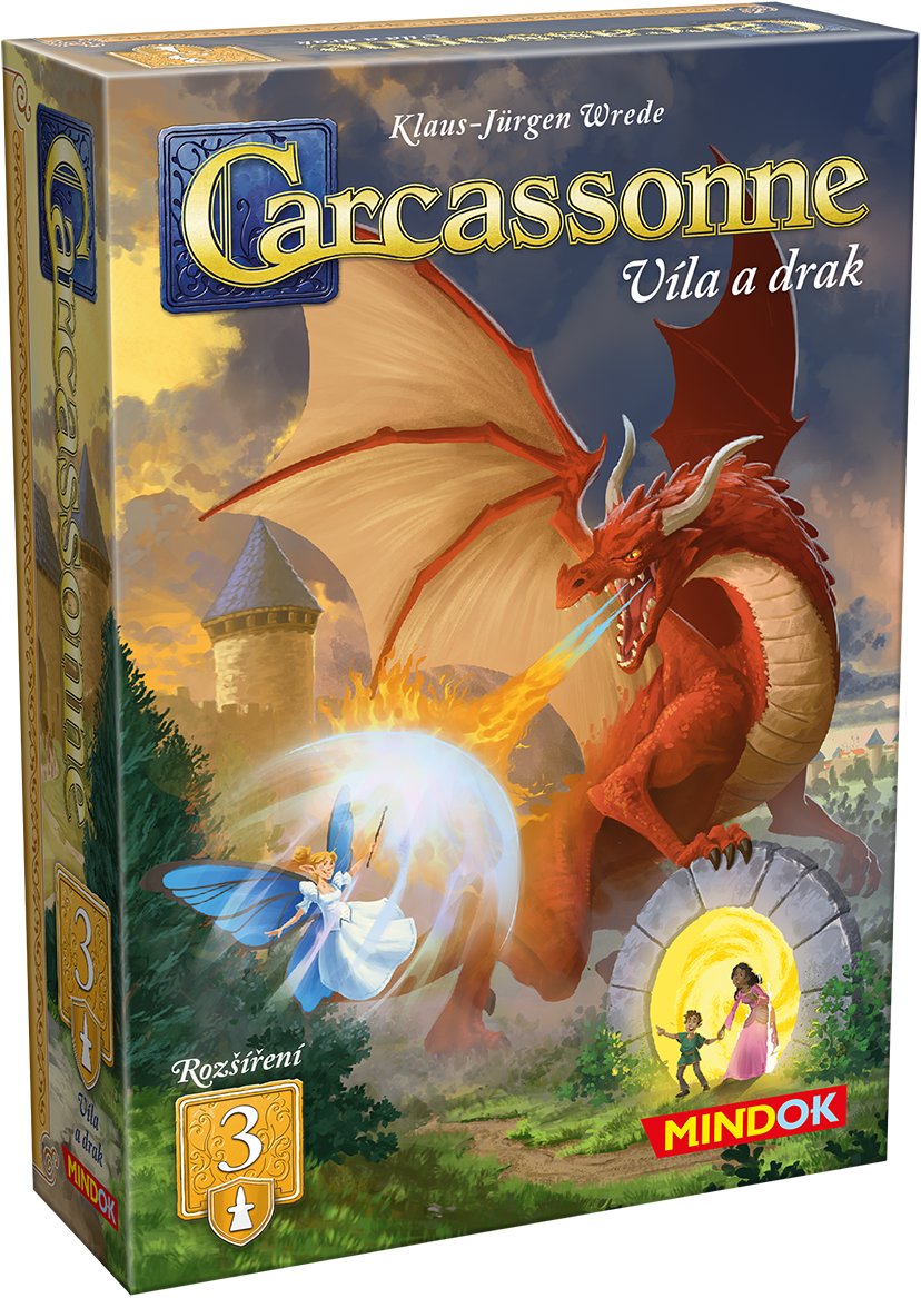 Carcassonne rozšíření 3: Víla a drak