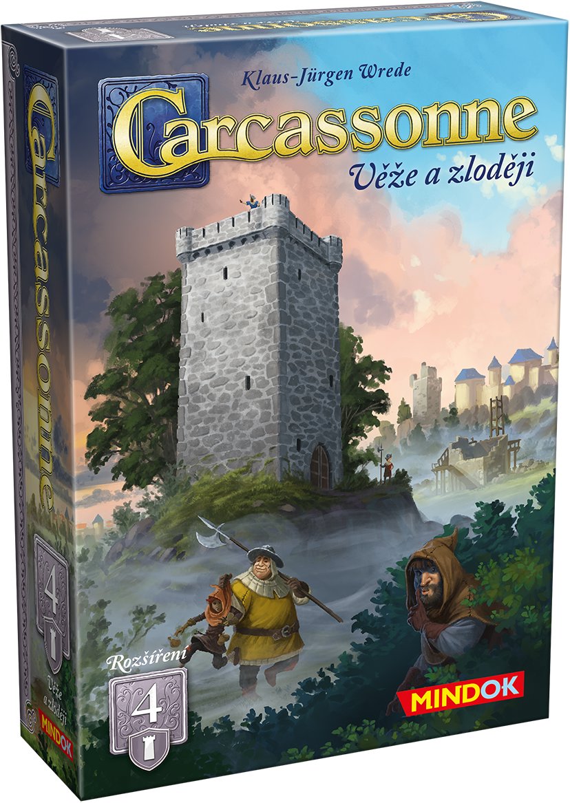 Carcassonne rozšíření 4: Věže a zloději