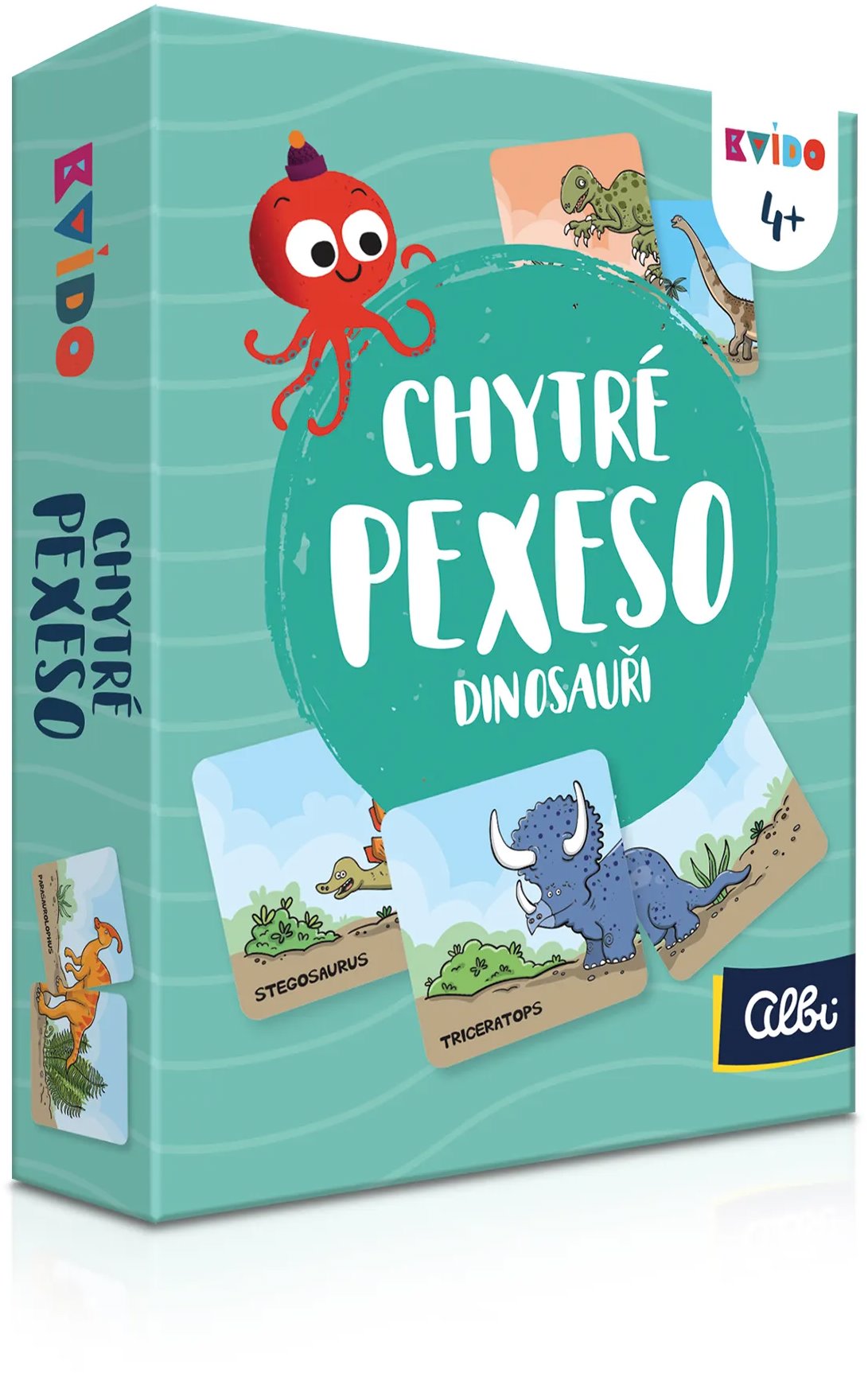 Kvído - Chytré pexeso 2 - Dinosauři