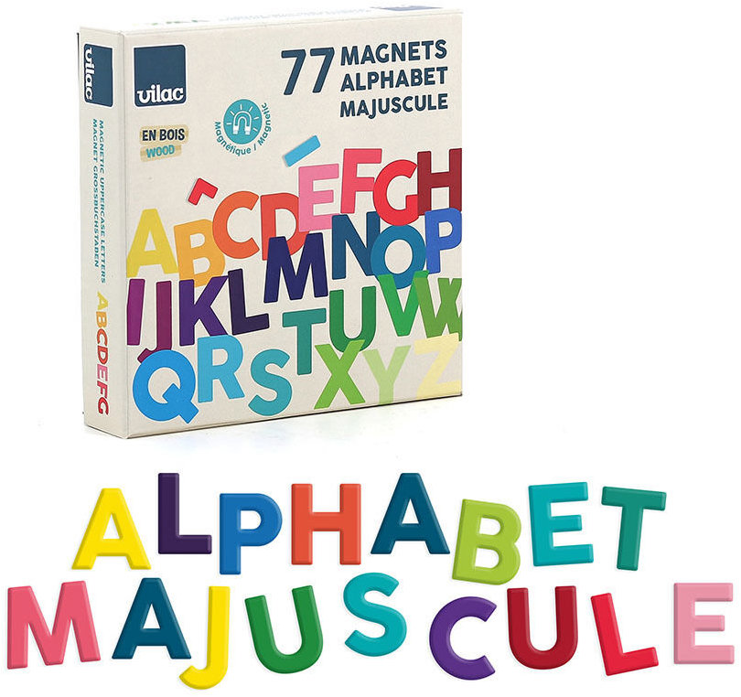 Vilac Abeceda Velká písmena 77 ks