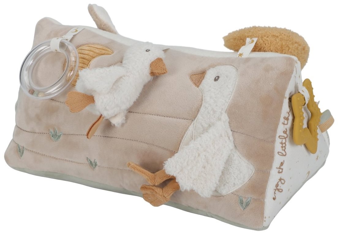 Little Dutch Polštářek trojhranný s aktivitami Newborn Naturals