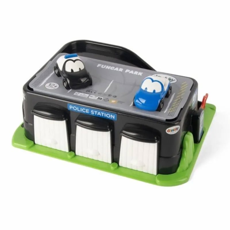 Dantoy Fun Cars policejní stanice se 2 autíčky