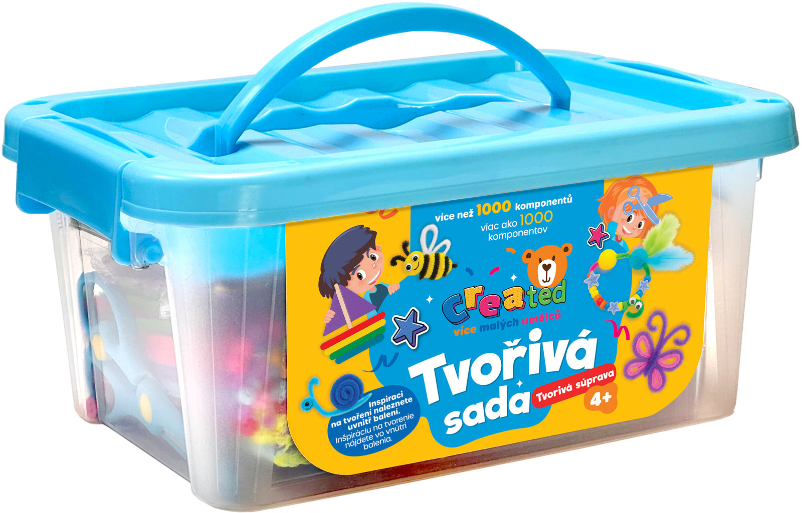 Created Tvořivá sada v plastovém boxu
