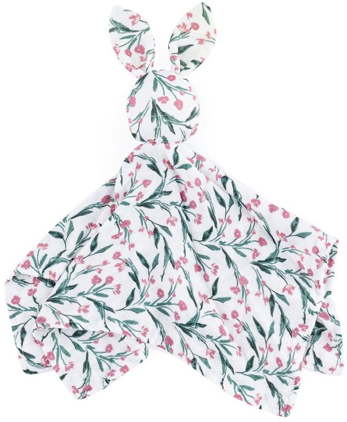 PETITE&MARS Bambusový mušelínový mazlíček Hugo Pink Meadow