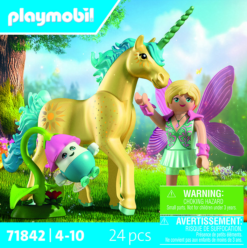 Playmobil 71842 Sběratelský jednorožec Sluneční květ s vílou