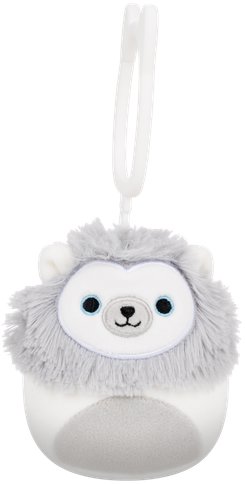 Squishmallows Bílý lev Titus - jedinečná klíčenka