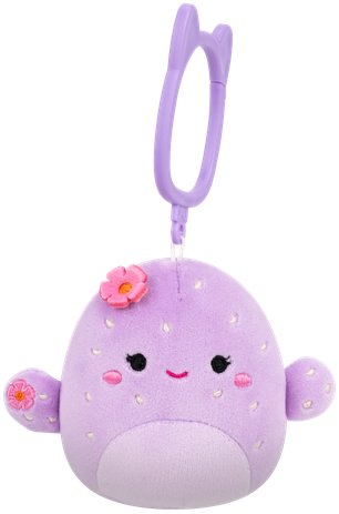 Squishmallows Fialový kaktus Adrienne - skvělý dárek pro každého, kdo má rád květiny a kaktusy.