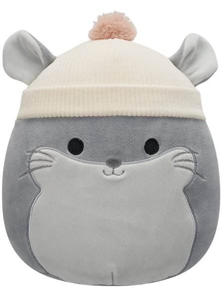 Squishmallows Činčila s čepicí Camilo