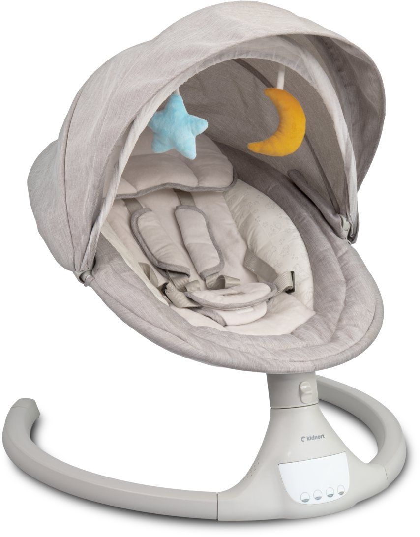 Kidnort Elektrické houpátko Svaie šedé