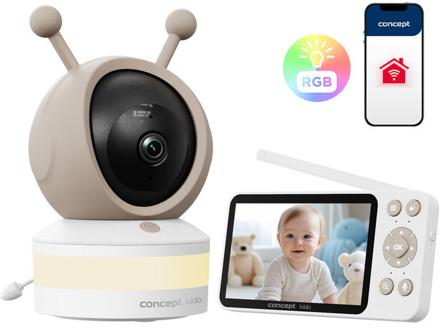 Concept Kido KD5010 s kamerou a LED osvětlením