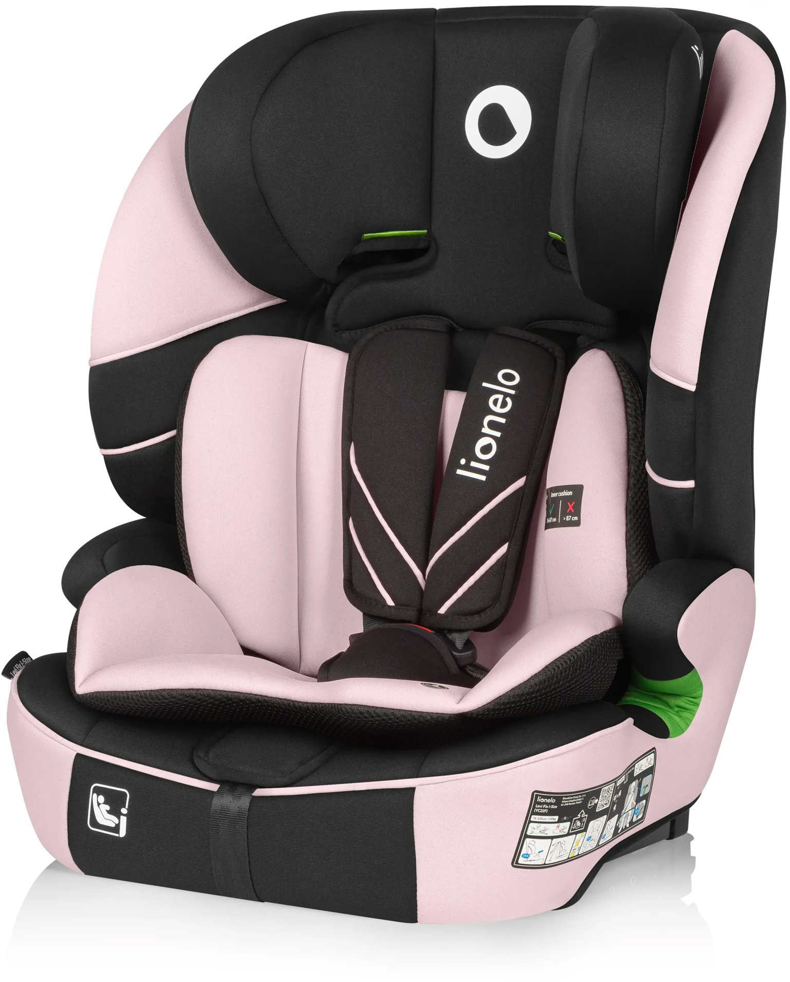Lionelo Levi Fix i-Size Pink Baby