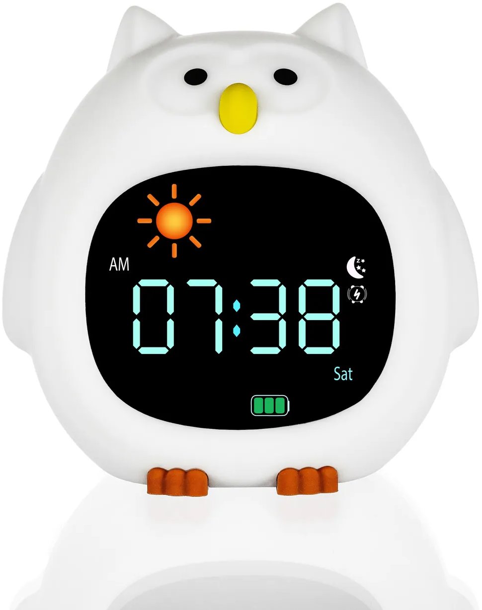 Zopa Budík s nočním světlem a hudbou Owl