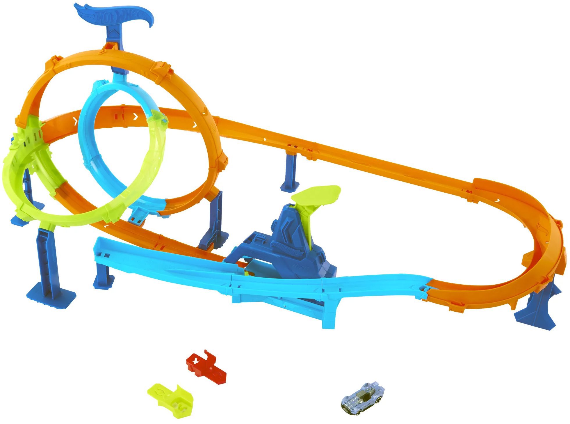 Hot Wheels Stunt Tracks Rapid Launch Cyclone