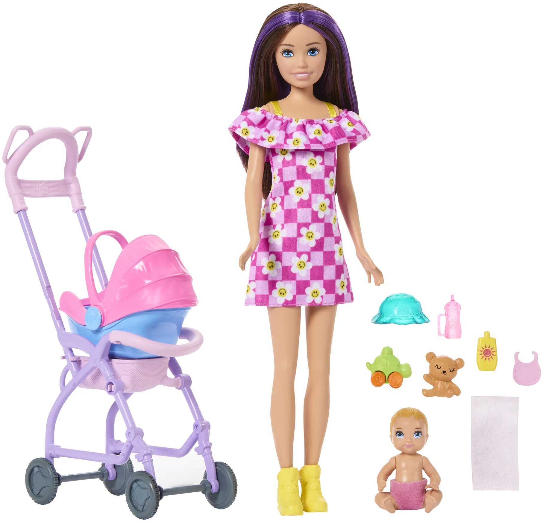 Barbie Skipper Babysitter Chůva s kočárkem