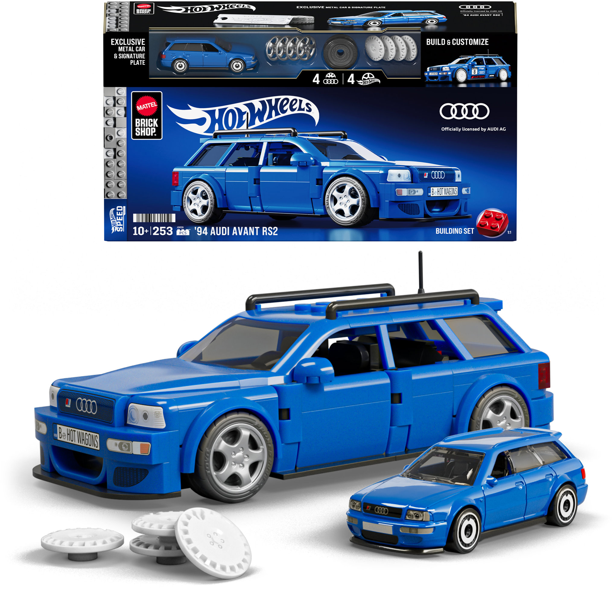 Mattel Brick Shop Hot Wheels Speed Series ´94 Audi Avant RS2