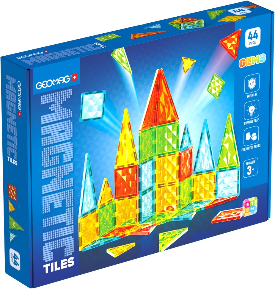 Geomag Magnetic Tiles 44 dílků