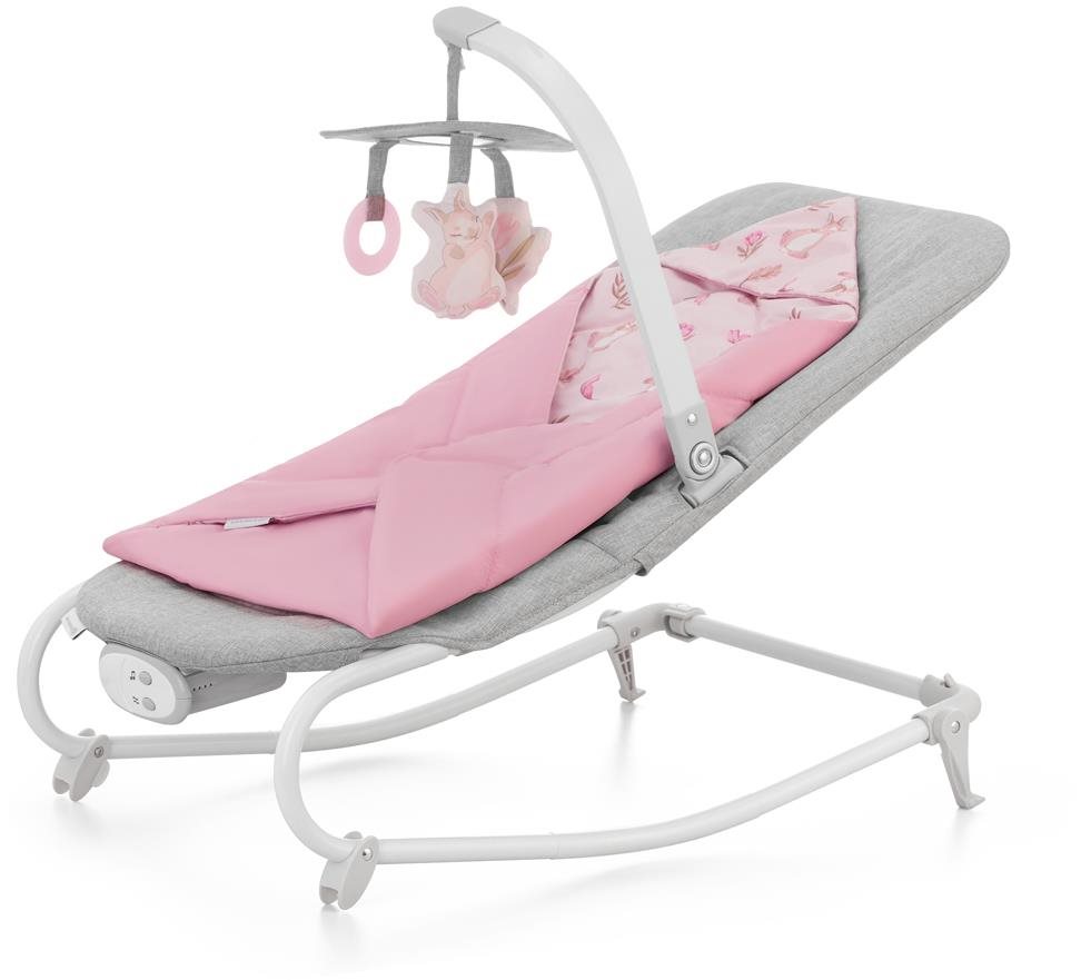 Kinderkraft Houpátko vibrující s melodií Felio 2 Peony Rose