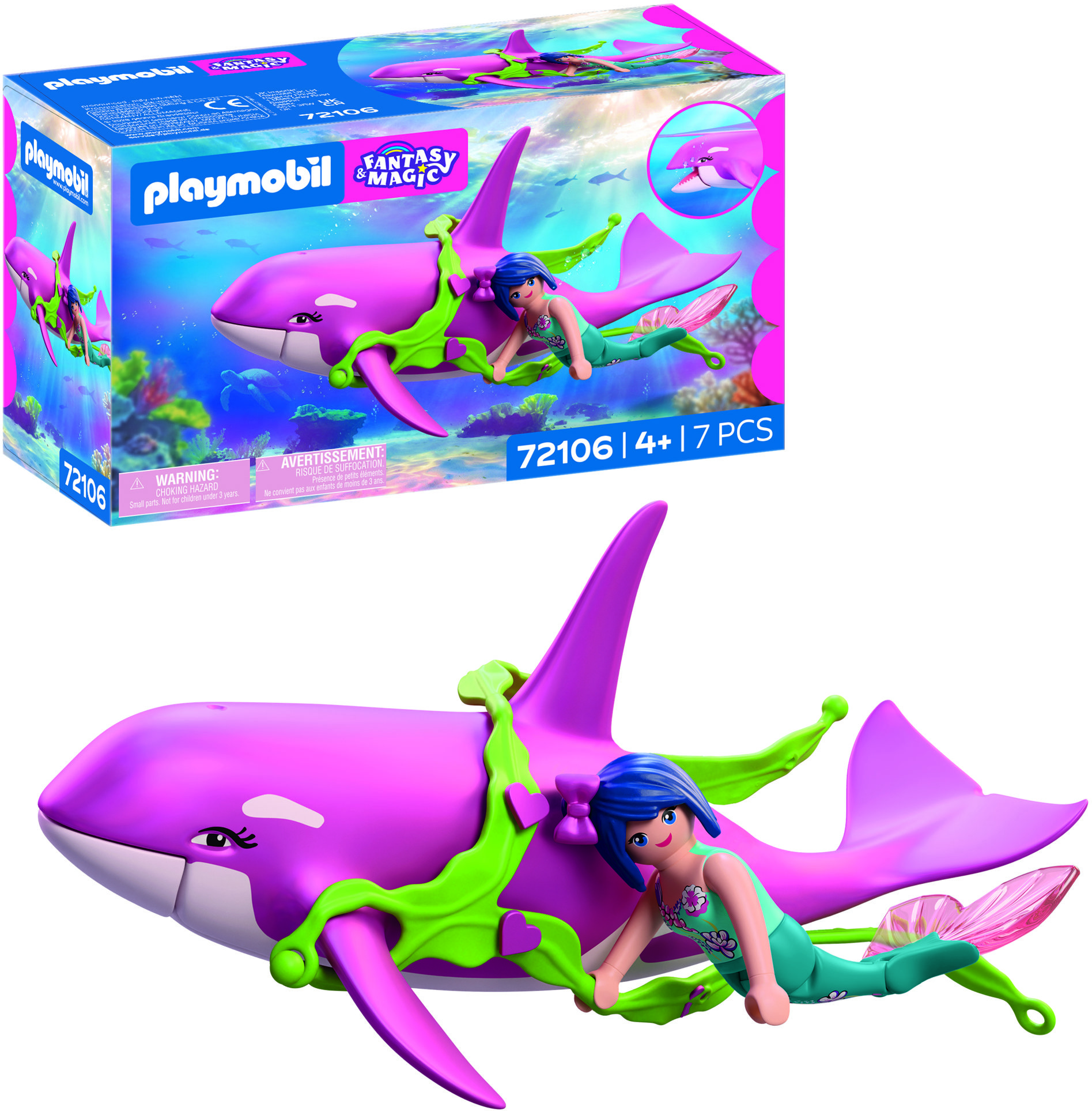 Playmobil 72106 Kosatka s mořskou pannou