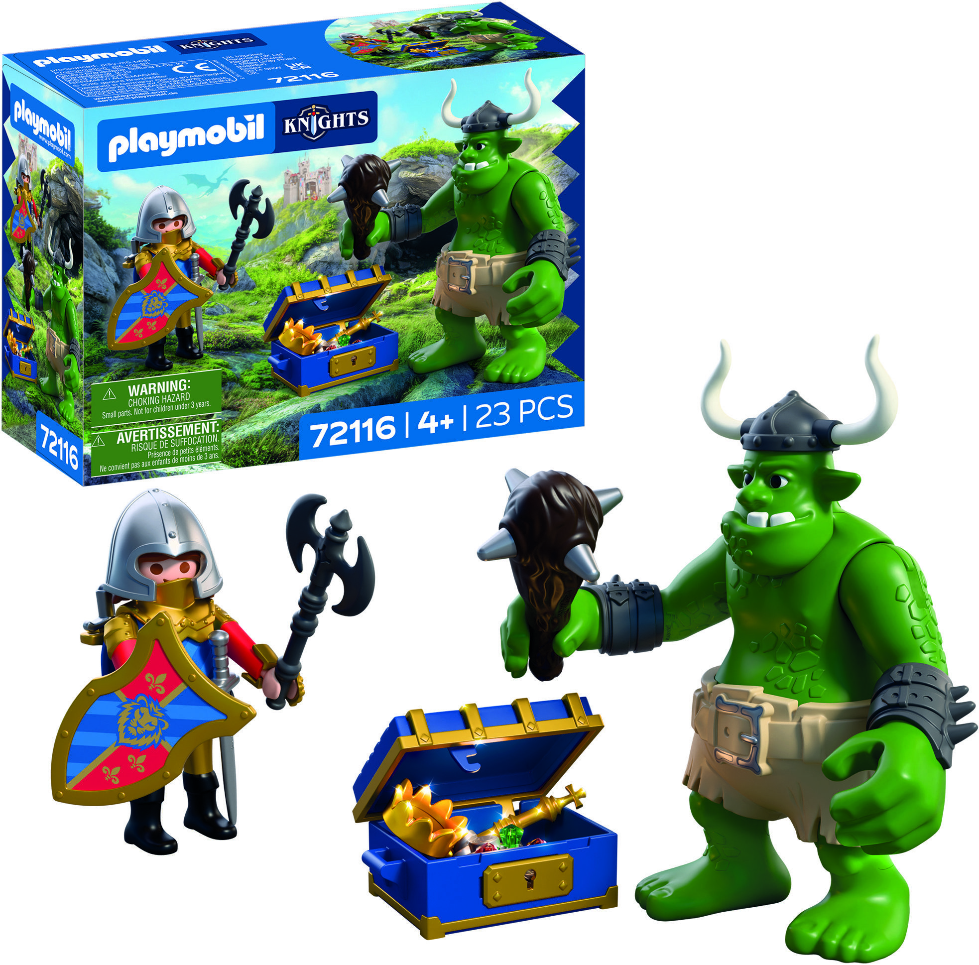 Playmobil 72116 Troll s pokladem Lvích rytířů