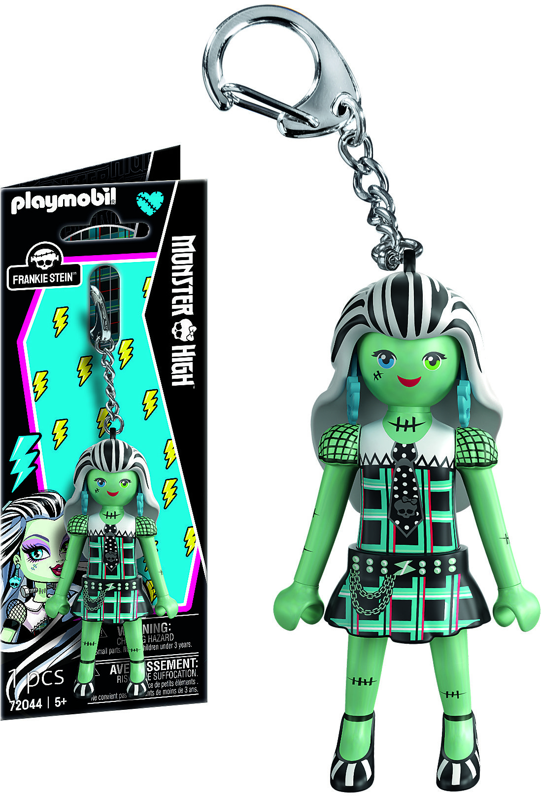 Playmobil 72044 Monster High Frankie Stein přívěsek