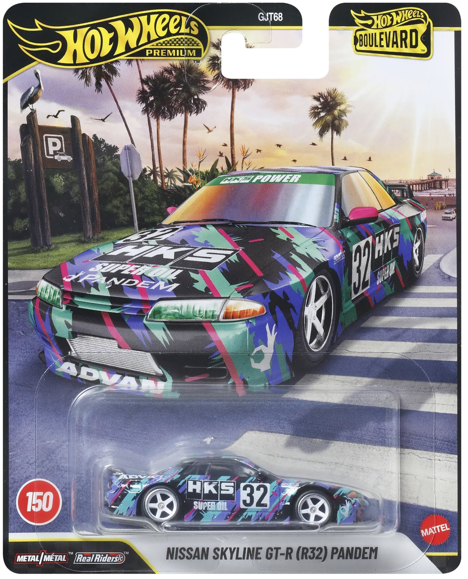 Hot Wheels Premium Boulevard Nissan Skyline GT-R (R32) Pandem