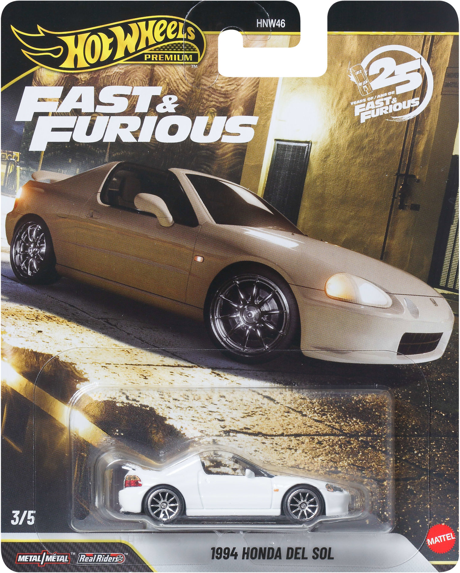 Hot Wheels Premium Fast & Furious 1994 Honda Del Sol