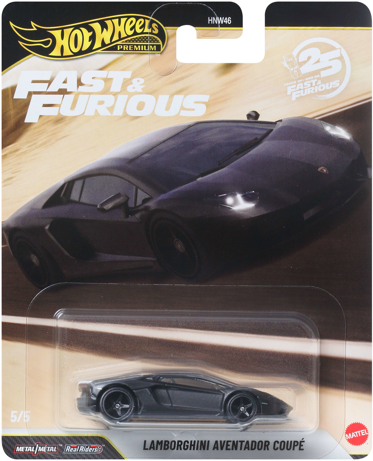 Hot Wheels Premium Fast & Furious Lamborghini Aventador Coupe