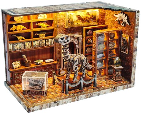 Dvěděti Miniatura domečku Dinosauří výzkumný ústav