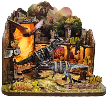 Dvěděti Miniatura domečku Dinosauří hrad