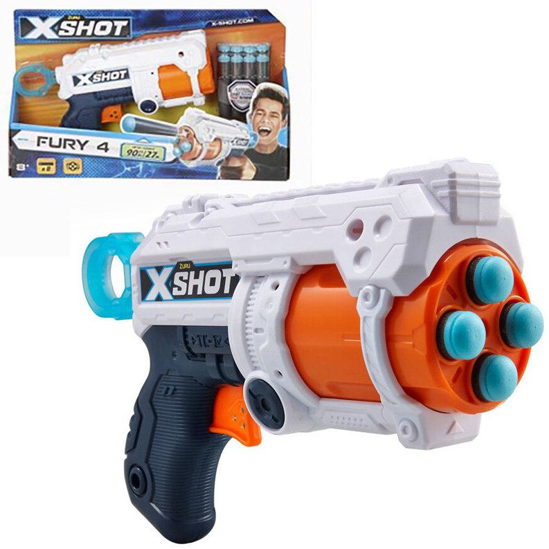 X-Shot Excel Fury 4 s otočnou hlavní