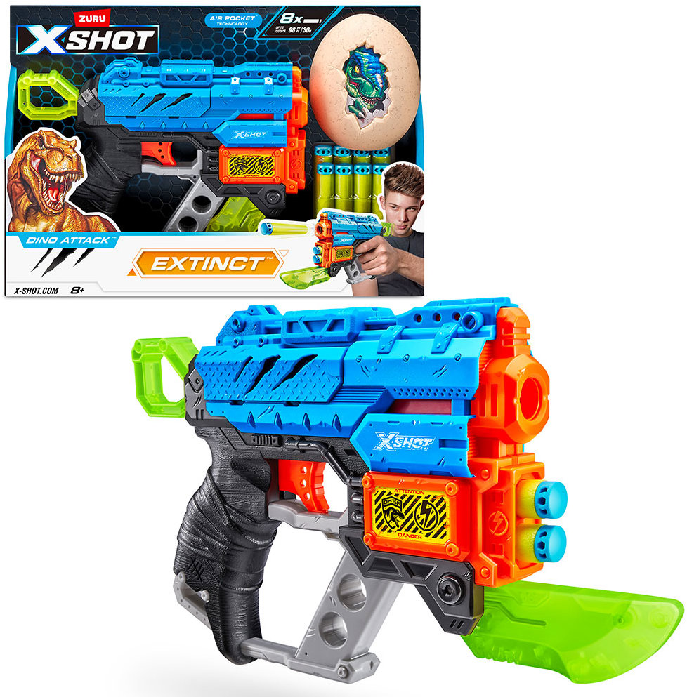 X-Shot Dino Attack Extinct + střední vejce a náboje