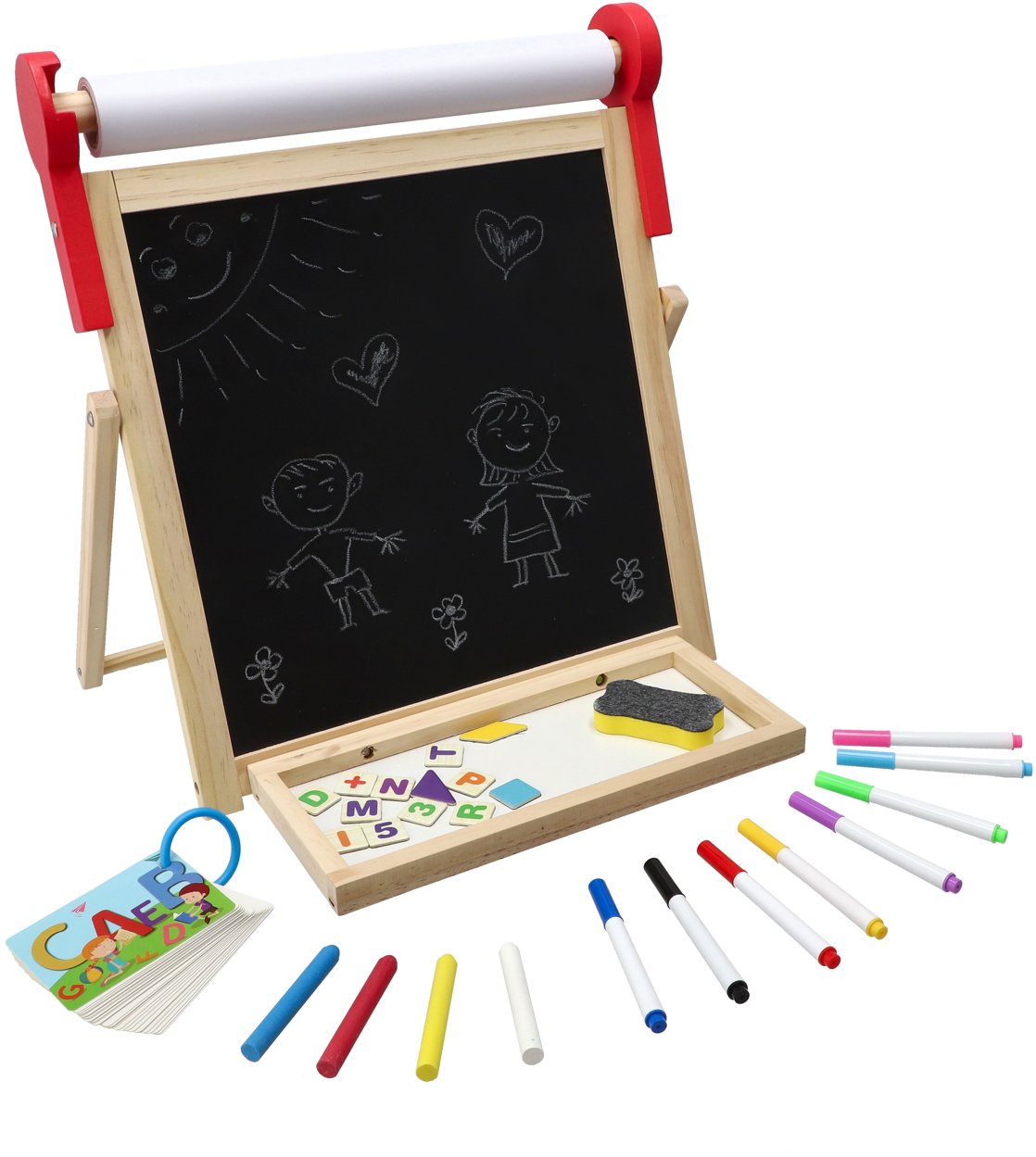 Teddies Tabule oboustranná s rolí papíru 33 × 33 cm