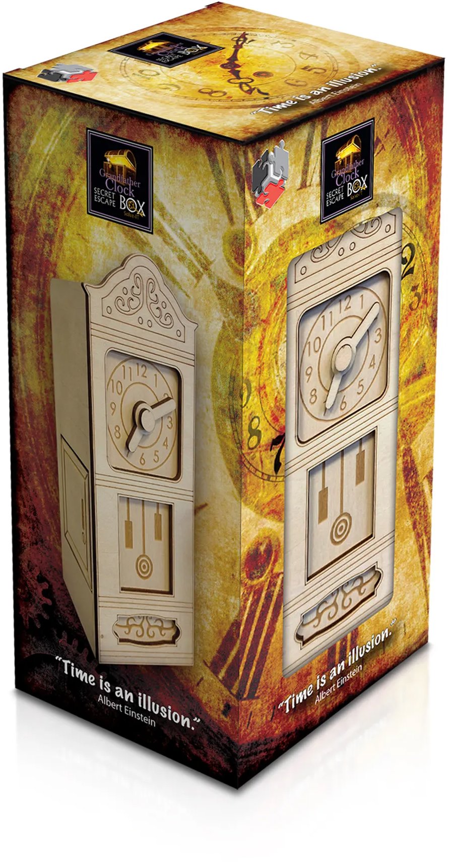 Huzzle Secret box - Grandfather Clock