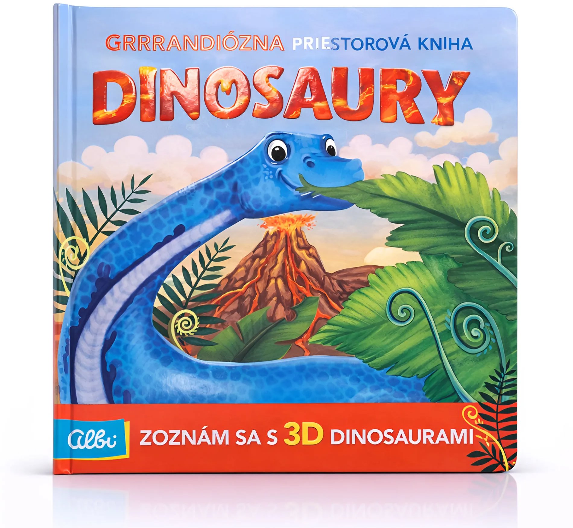 Priestorová 3D kniha - Dinosaury