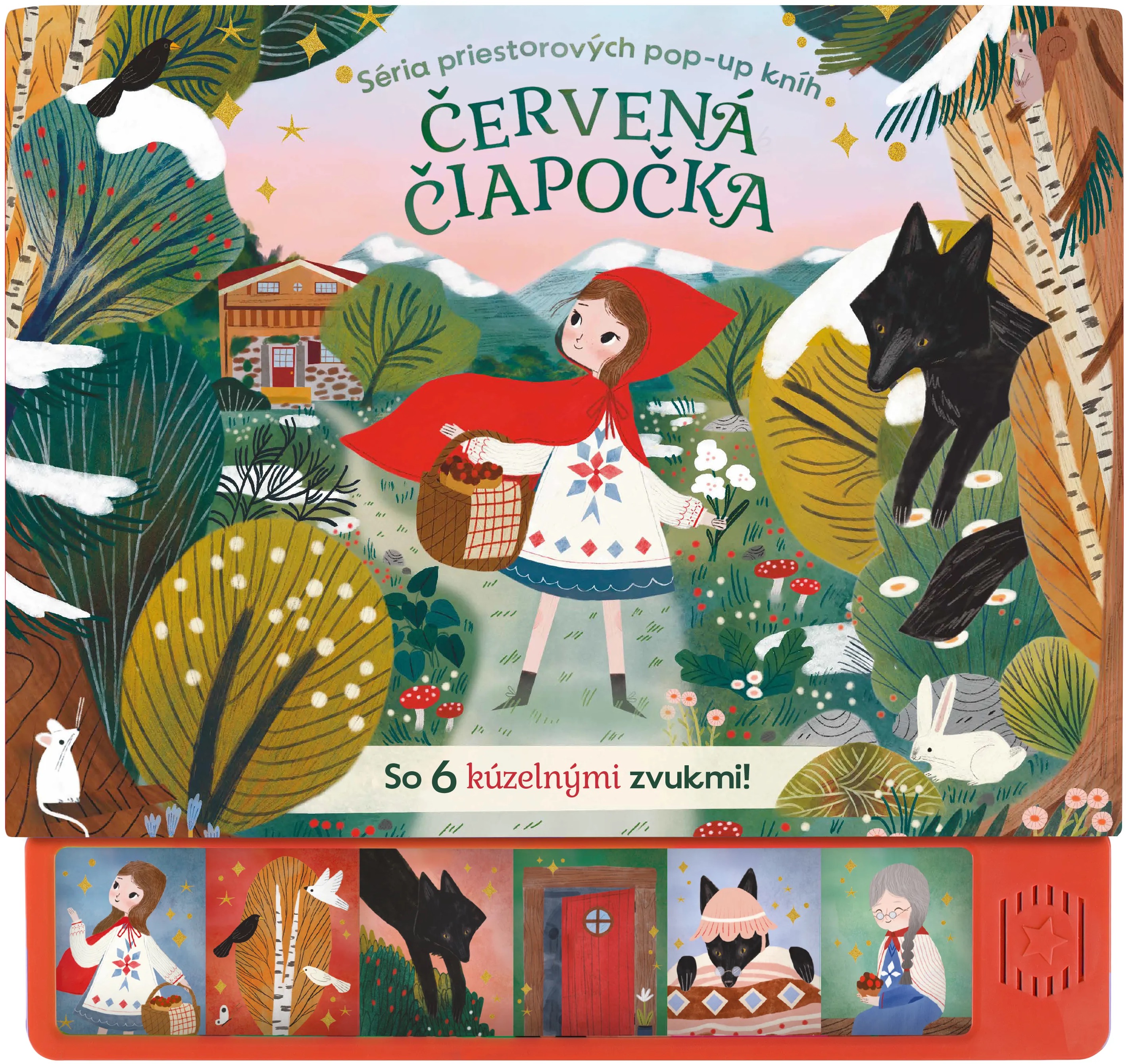 Červená čiapočka - Zvuková 3D kniha