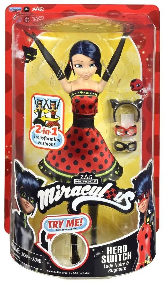 Miraculous Beruška hero switch