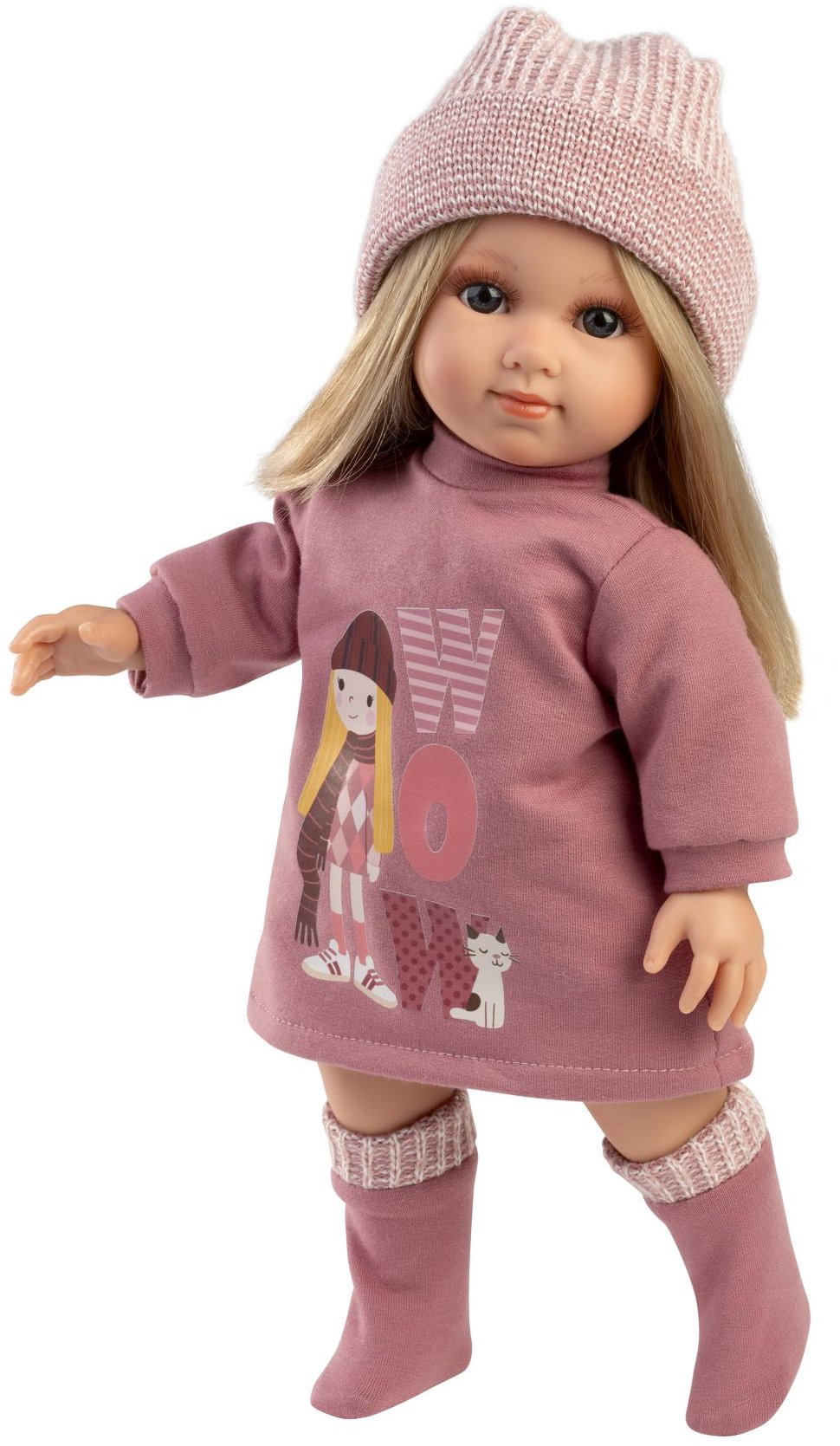 Llorens 53560 Elena - realistická s měkkým látkovým tělem - 35 cm