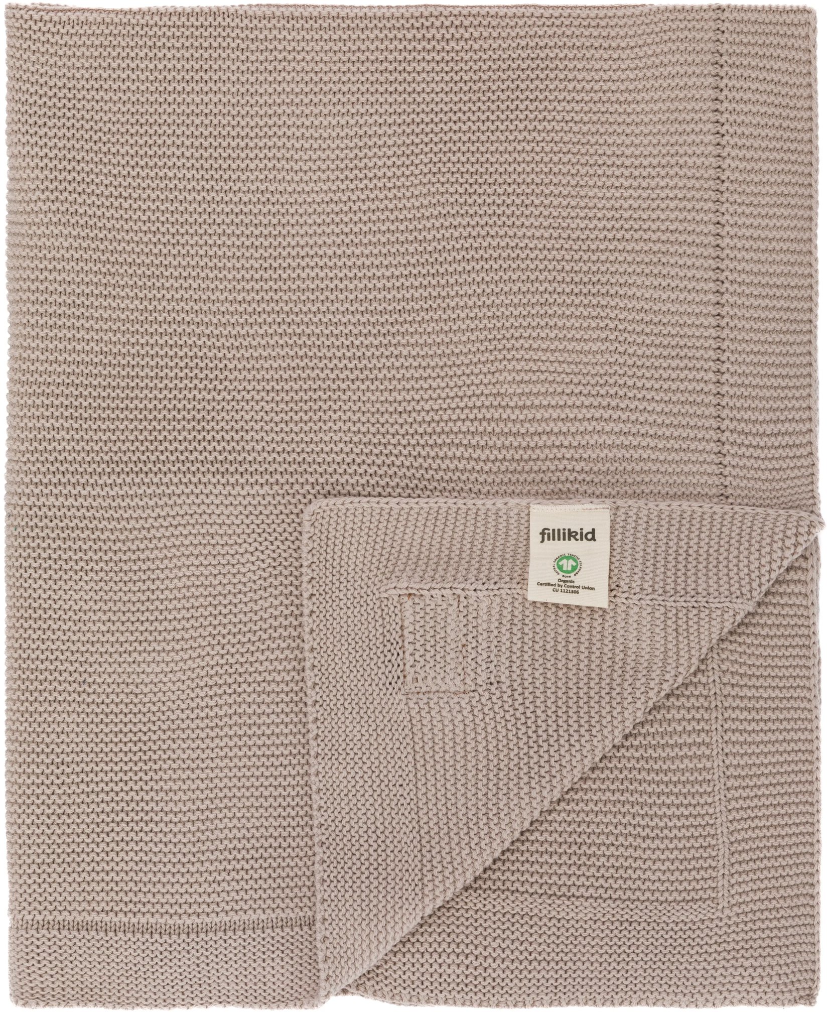 Fillikid Pletená deka taupe 80 × 100 cm