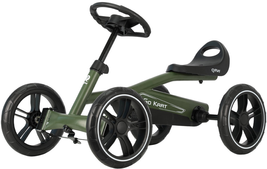 QPLAY Čtyřkolka Go Kart Army Green
