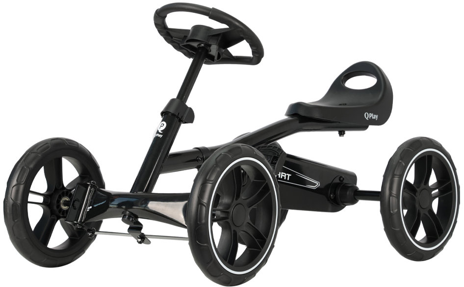 QPLAY Čtyřkolka Go Kart Black