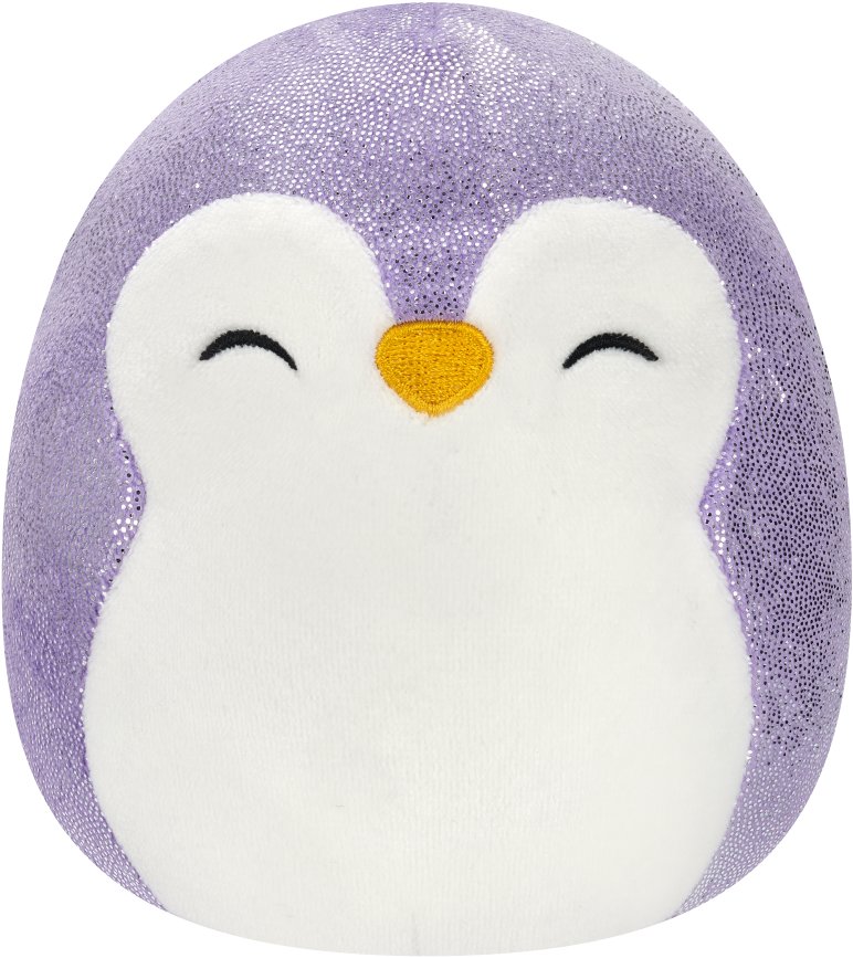 Squishmallows Fialový tučňák Elle