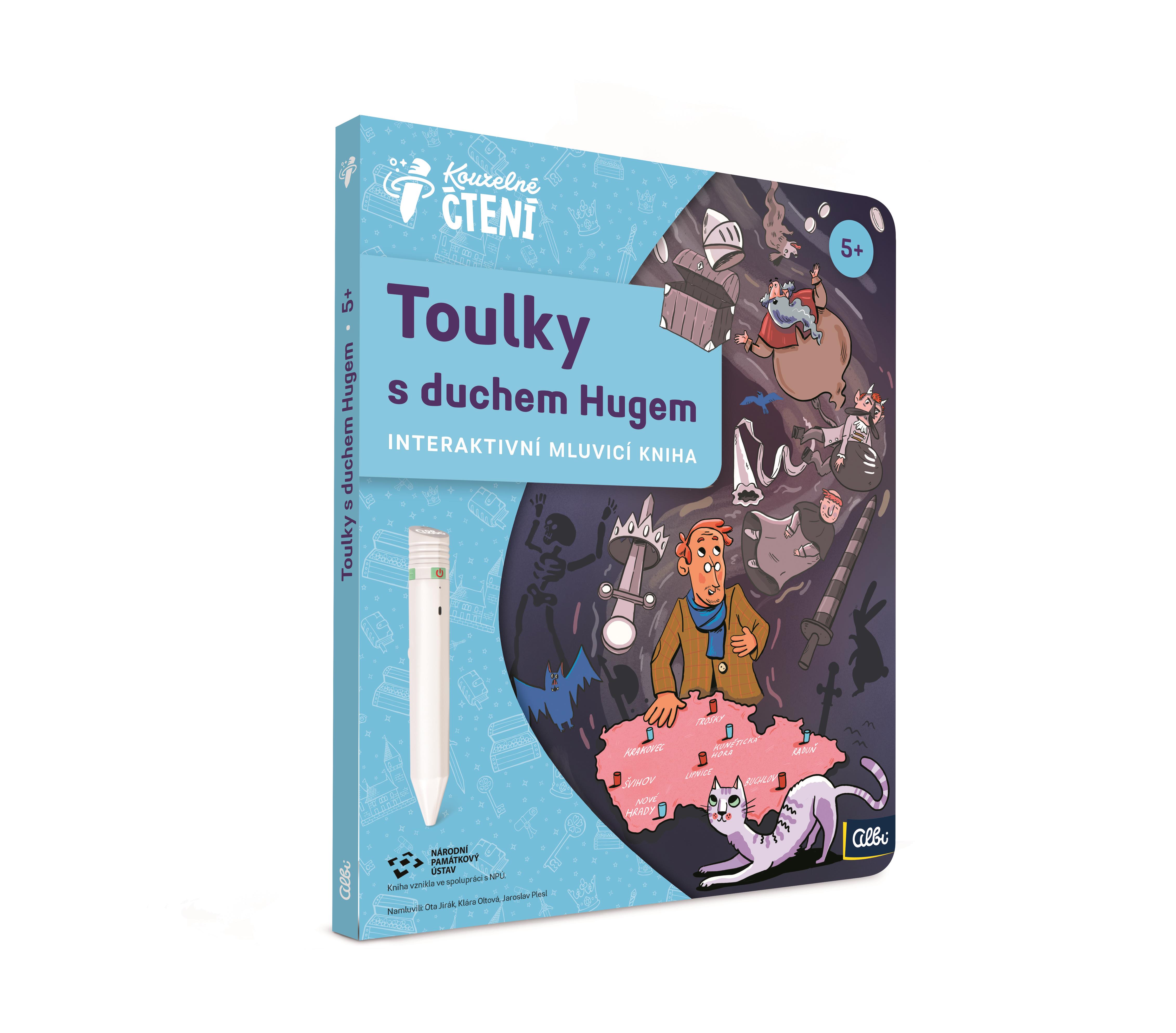 Kouzelné čtení Kniha Toulky s duchem Hugem