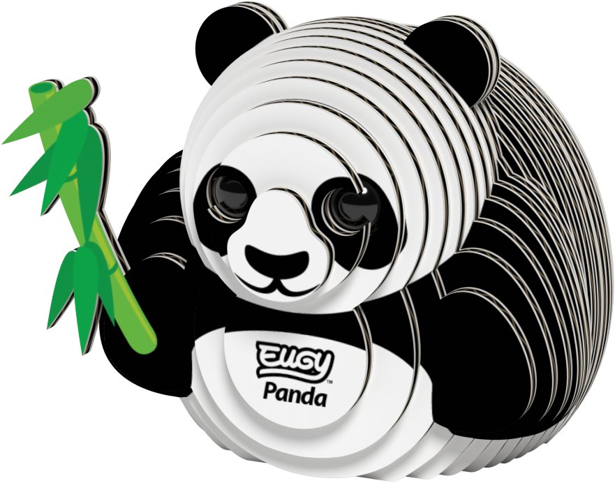EUGY Panda 3D kartonová skládačka