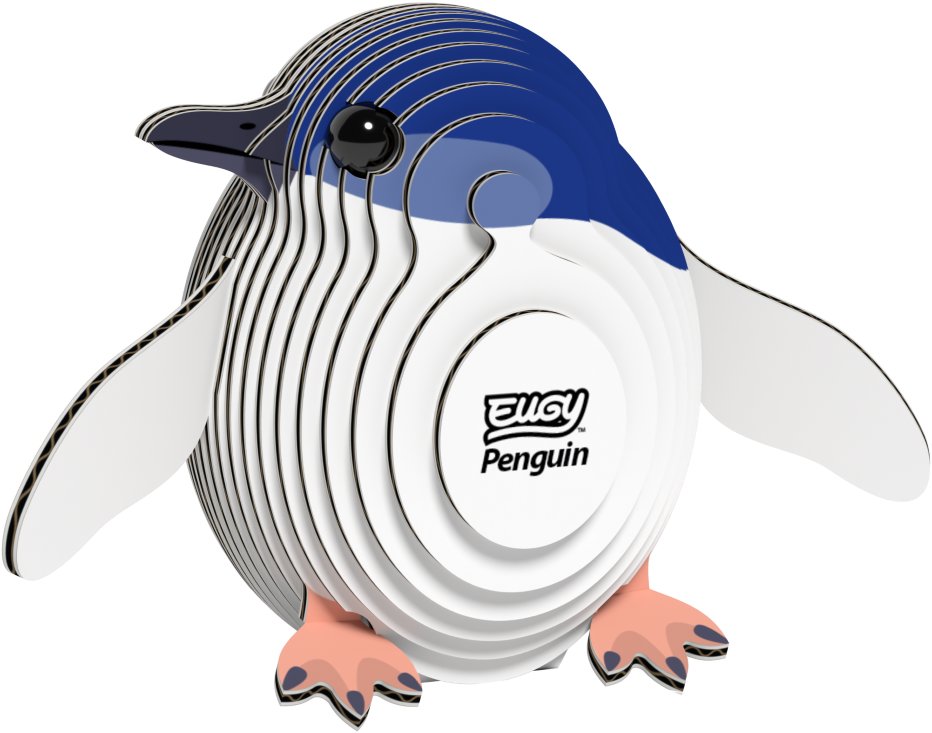 EUGY Tučňák 3D kartonová skládačka