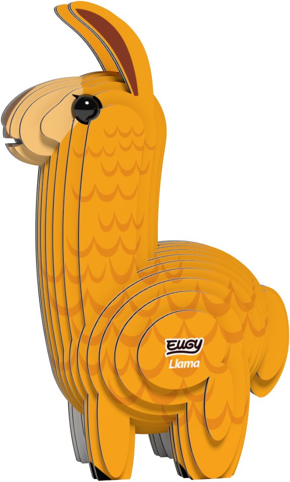 EUGY Lama 3D kartonová skládačka